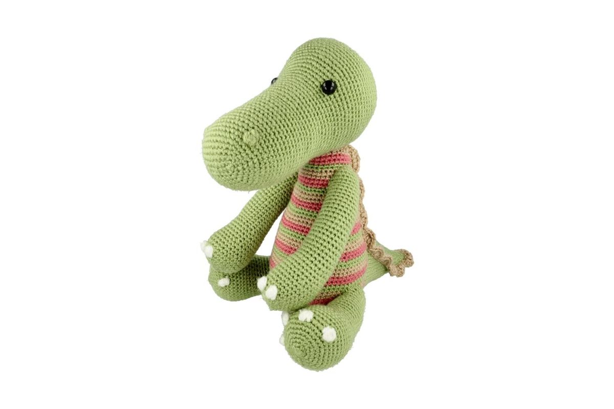 Dino, handgehaakt